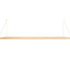 Frama D27 wall shelf, 80 cm, oak - brass