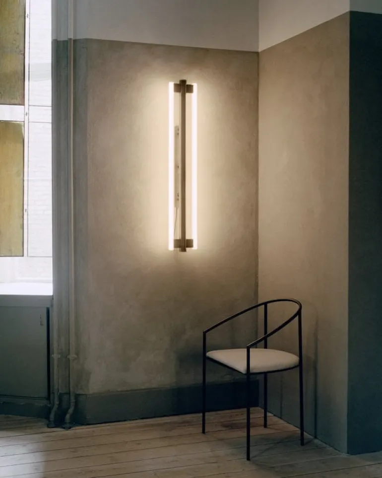 Frama Eiffel Double wall lamp, 100 cm, black