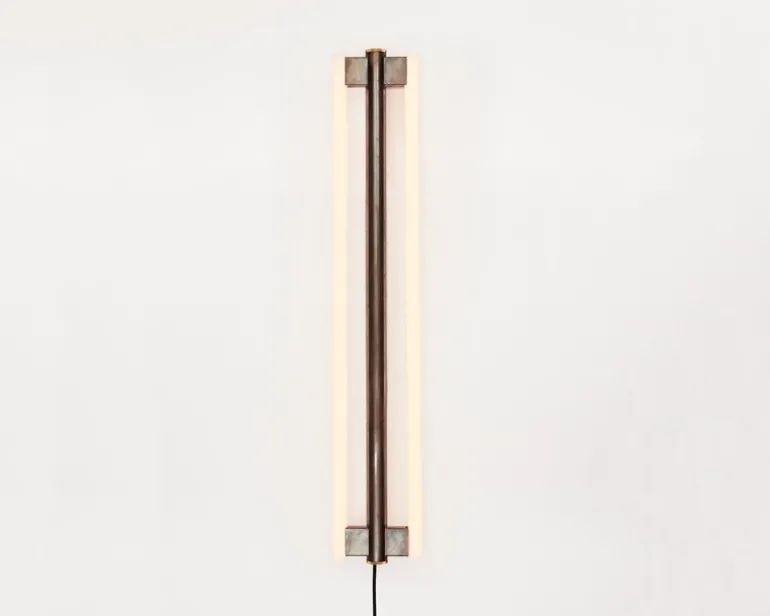 Frama Eiffel Double wall lamp, 100 cm, black