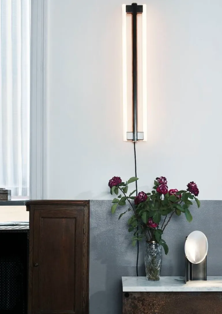 Frama Eiffel Double wall lamp, 100 cm, black