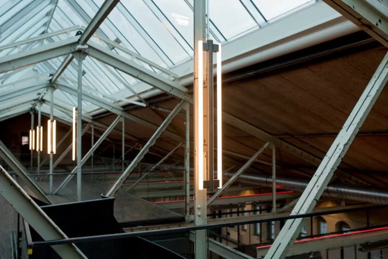 Frama Eiffel Double wall lamp, 100 cm, black