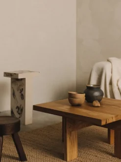 Frama Farmhouse coffee table, square 70 x 70 cm, natural oak