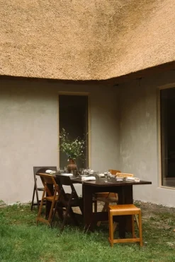 Frama Folding Flat Chair, warm brown birch