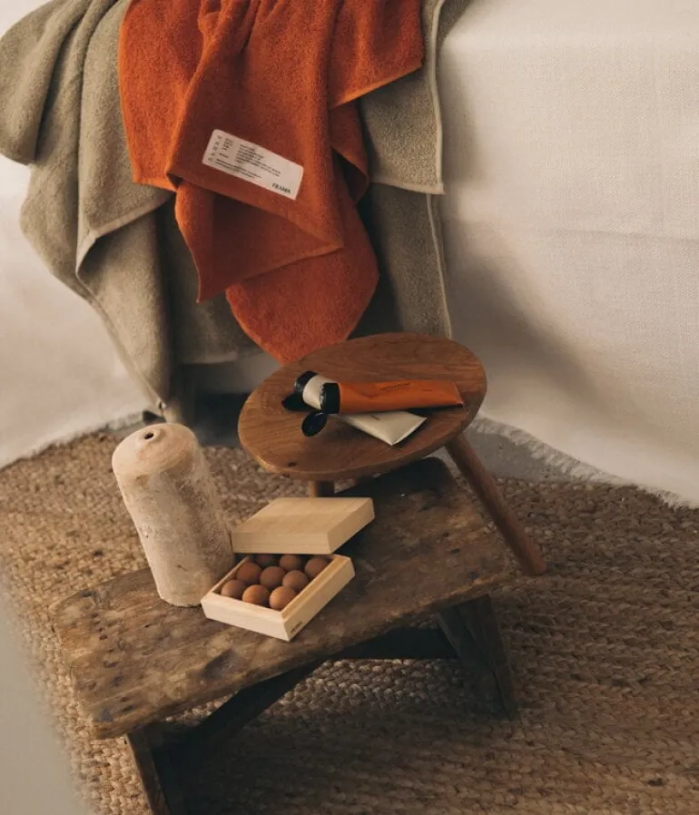 Frama Heavy Towel bath sheet, sage green