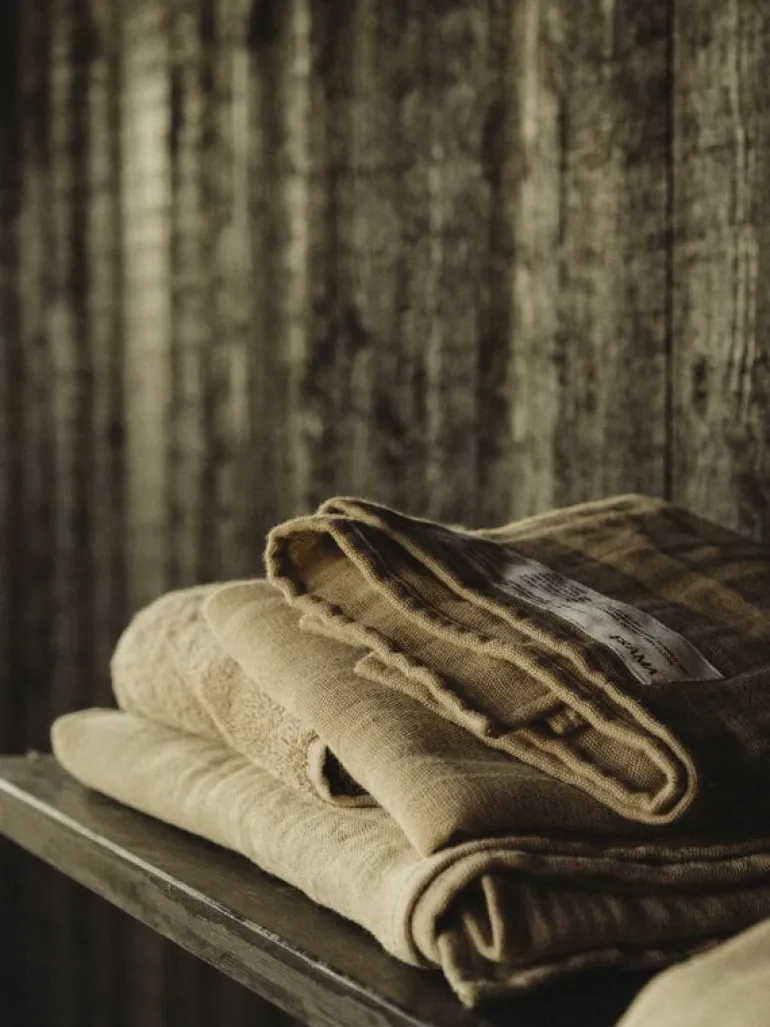 Frama Heavy Towel bath sheet, sage green