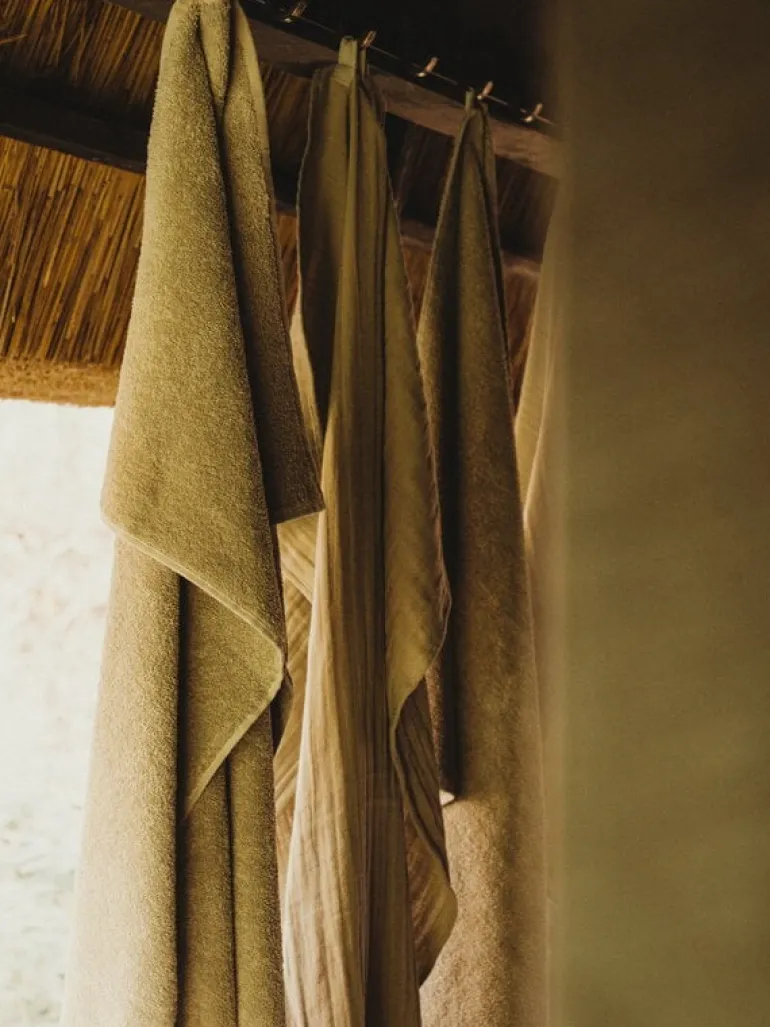 Frama Heavy Towel bath sheet, sage green