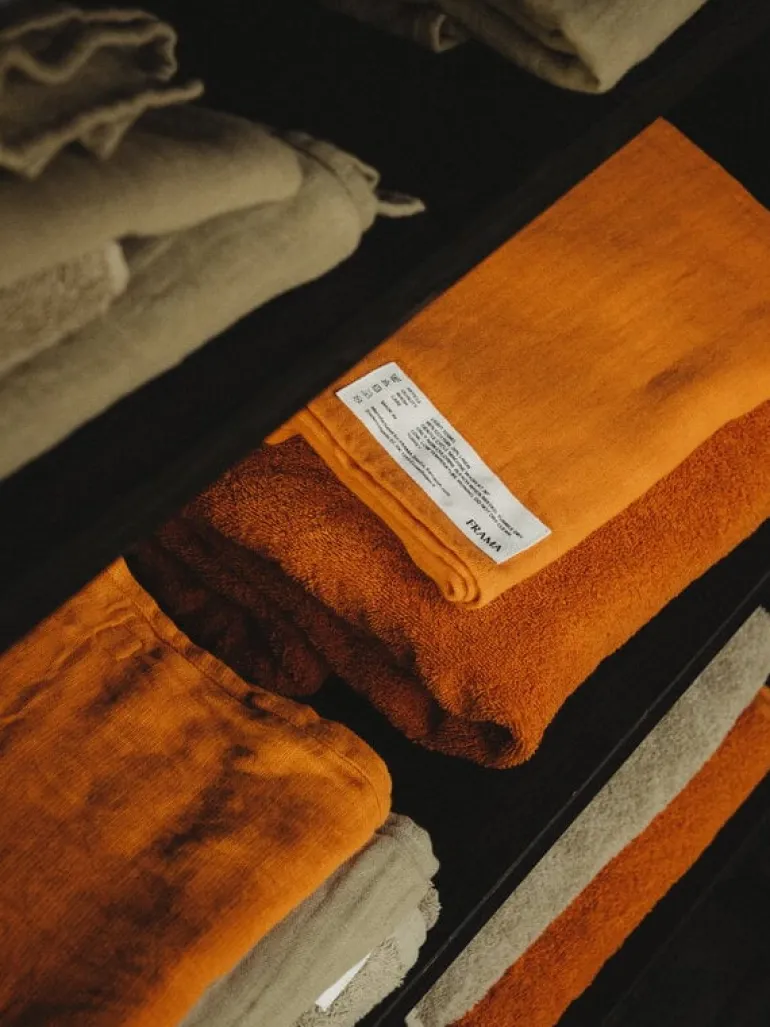 Frama Heavy Towel bath sheet, sage green