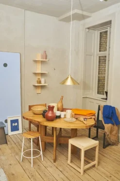 Frama Low Stool 01, natural wood