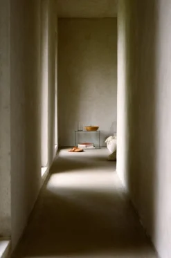 Frama Rivet Box table, clear glass