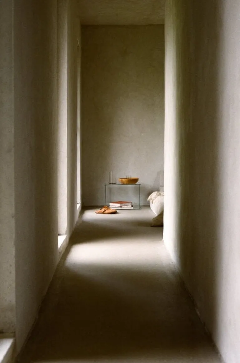 Frama Rivet Box table, clear glass