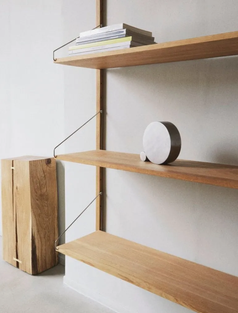 Frama Shelf Library H1852 wall shelf, oiled oak