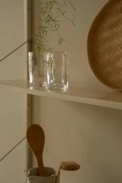 Frama Shelf Library H1852 wall shelf with desk, warm white