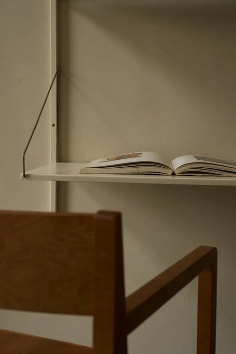 Frama Shelf Library H1852 wall shelf with desk, warm white