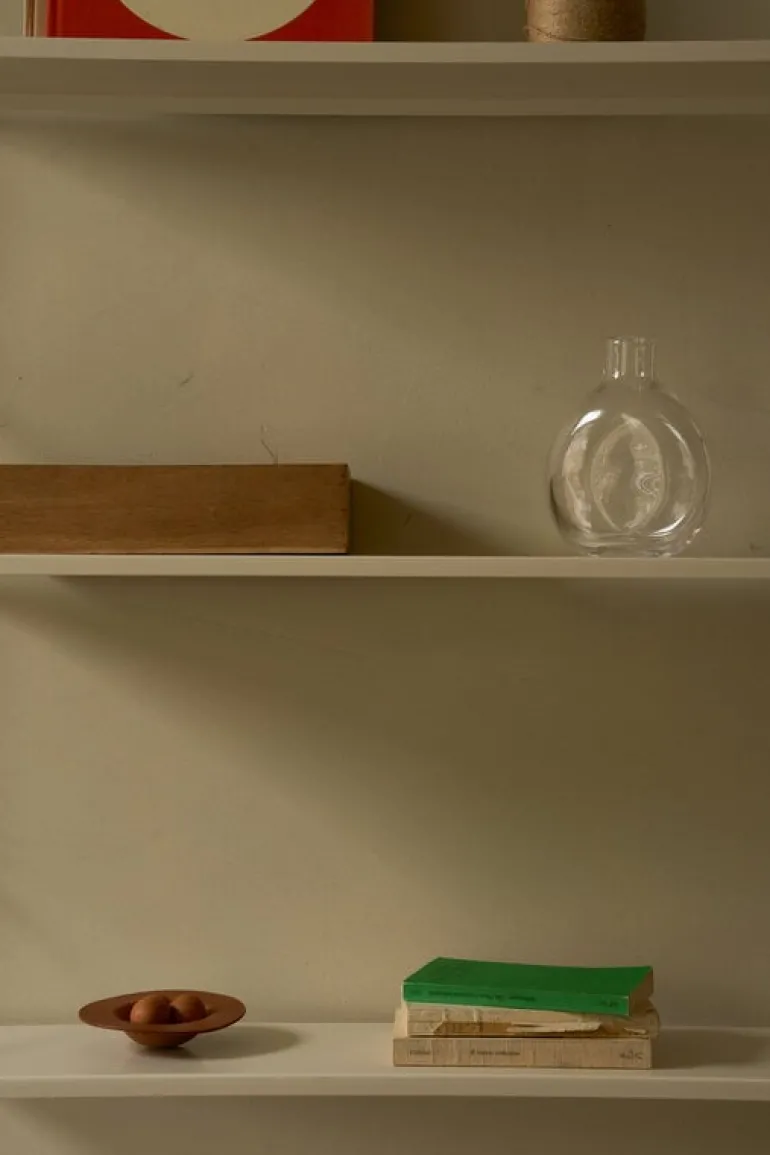 Frama Shelf Library H1852 wall shelf with desk, warm white