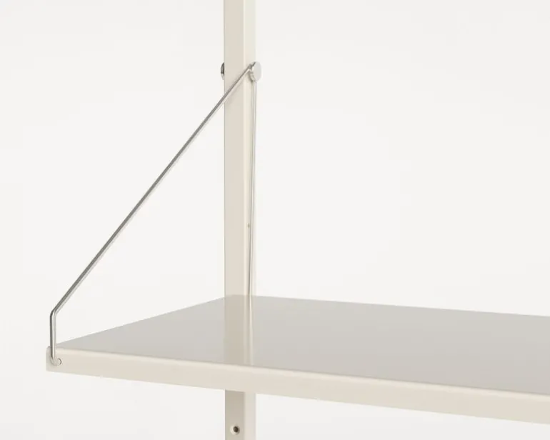 Frama Shelf Library H1852 wall shelf with desk, warm white