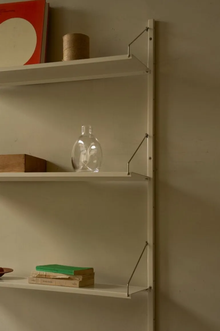 Frama Shelf Library H1852 wall shelf with desk, warm white