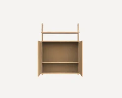 Frama Shelf Library H1148 wall shelf/cabinet, oiled oak