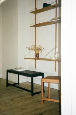 Frama Shelf Library H1852 wall shelf with desk, oiled oak