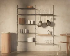 Frama Shelf Library H1852 wall shelf, stainless steel