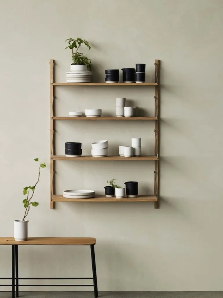 Frama Shelf Library wall shelf H1148, oiled oak