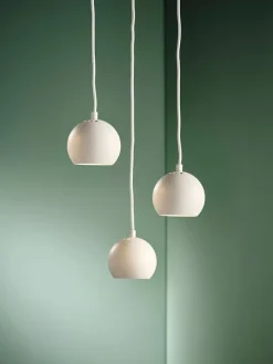 Frandsen Ball pendant, 12 cm, matt white