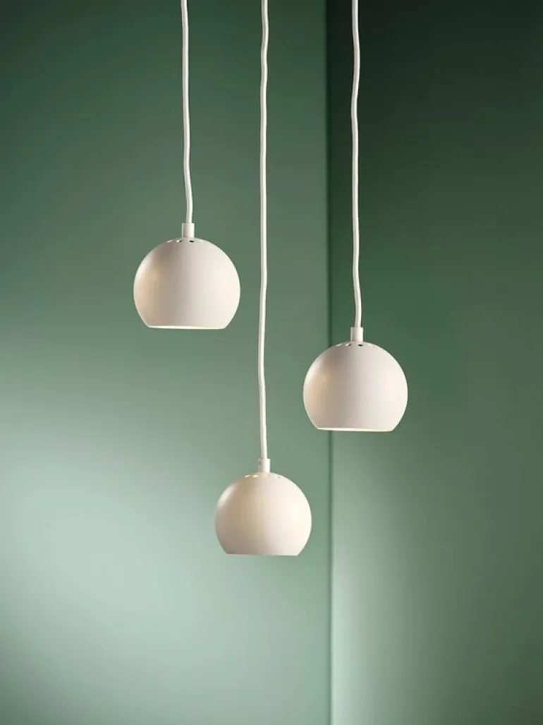 Frandsen Ball pendant, 12 cm, matt white