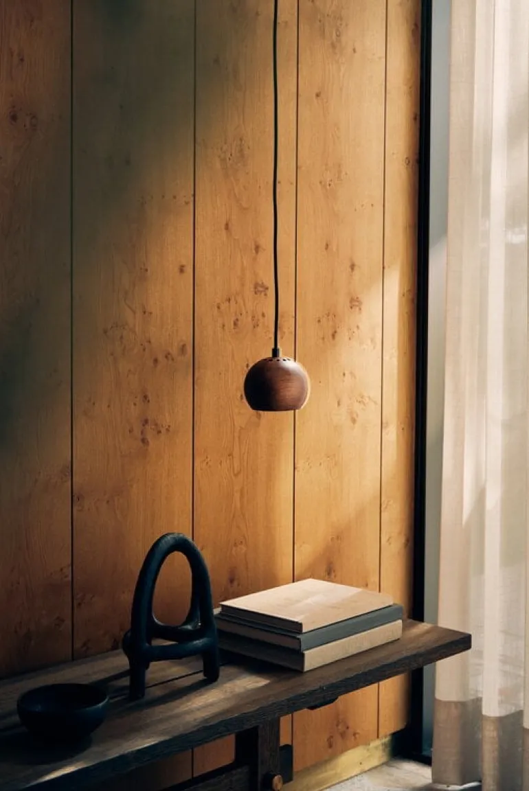 Frandsen Ball pendant, 12 cm, walnut