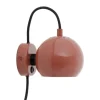 Frandsen Ball wall lamp, 12 cm, glossy red