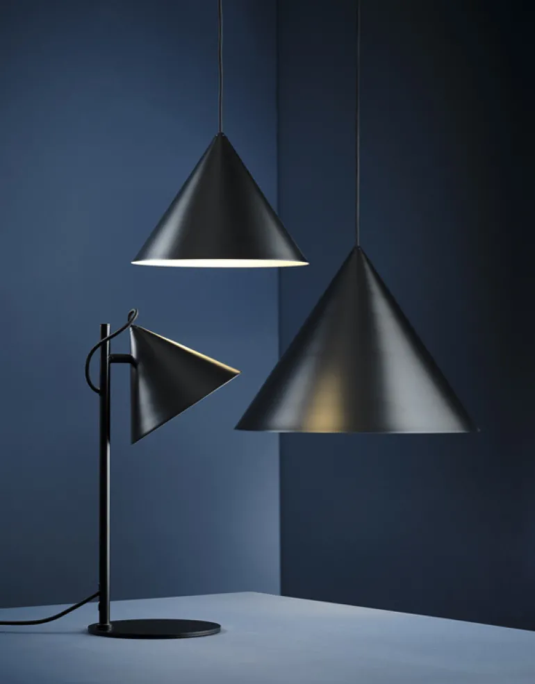 Frandsen Benjamin pendant XL, 46 cm, matt black