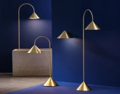 Frandsen Grasp Portable table lamp, 47 cm, brass