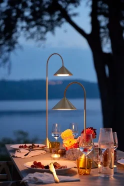 Frandsen Grasp Portable table lamp, 47 cm, brass