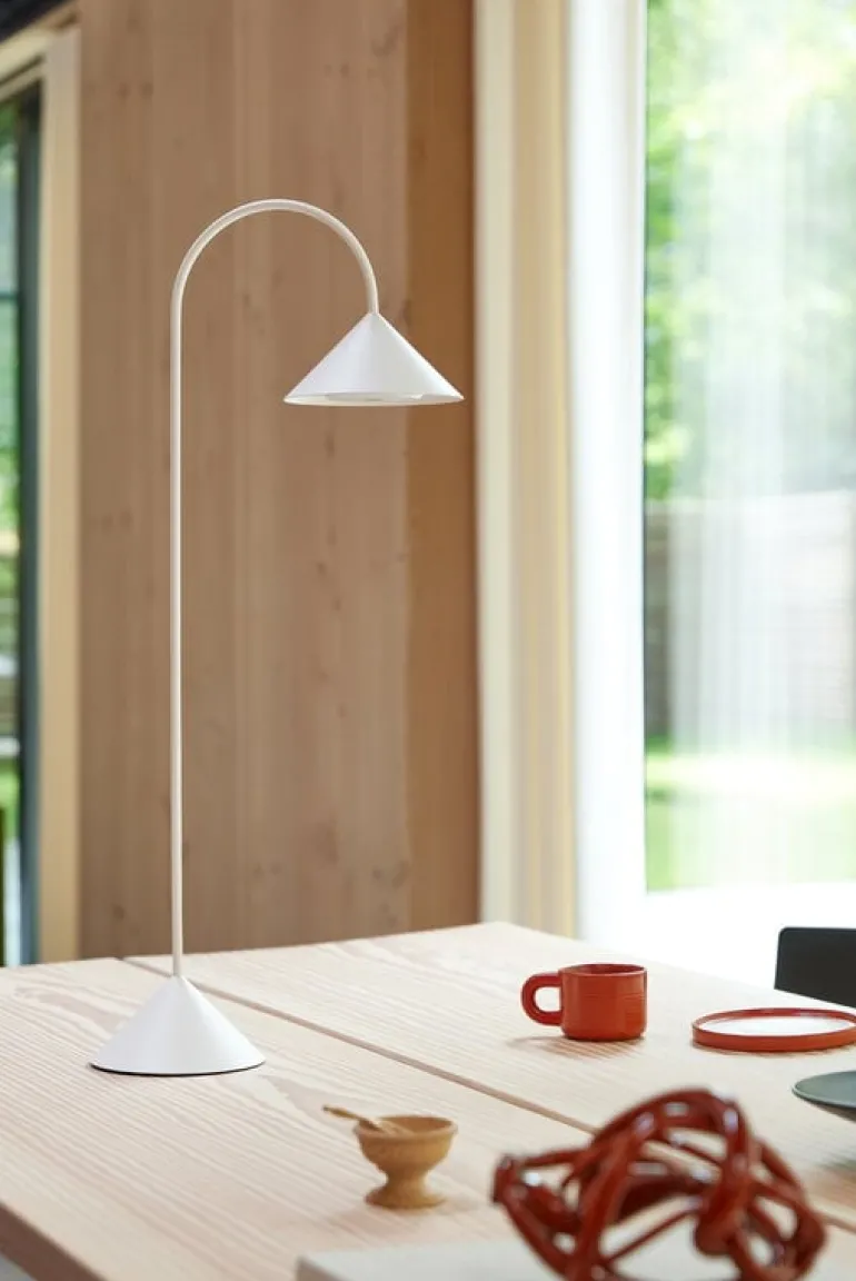 Frandsen Grasp Portable table lamp, 72 cm, matt white