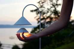 Frandsen Grasp Portable table lamp, 72 cm, matt white