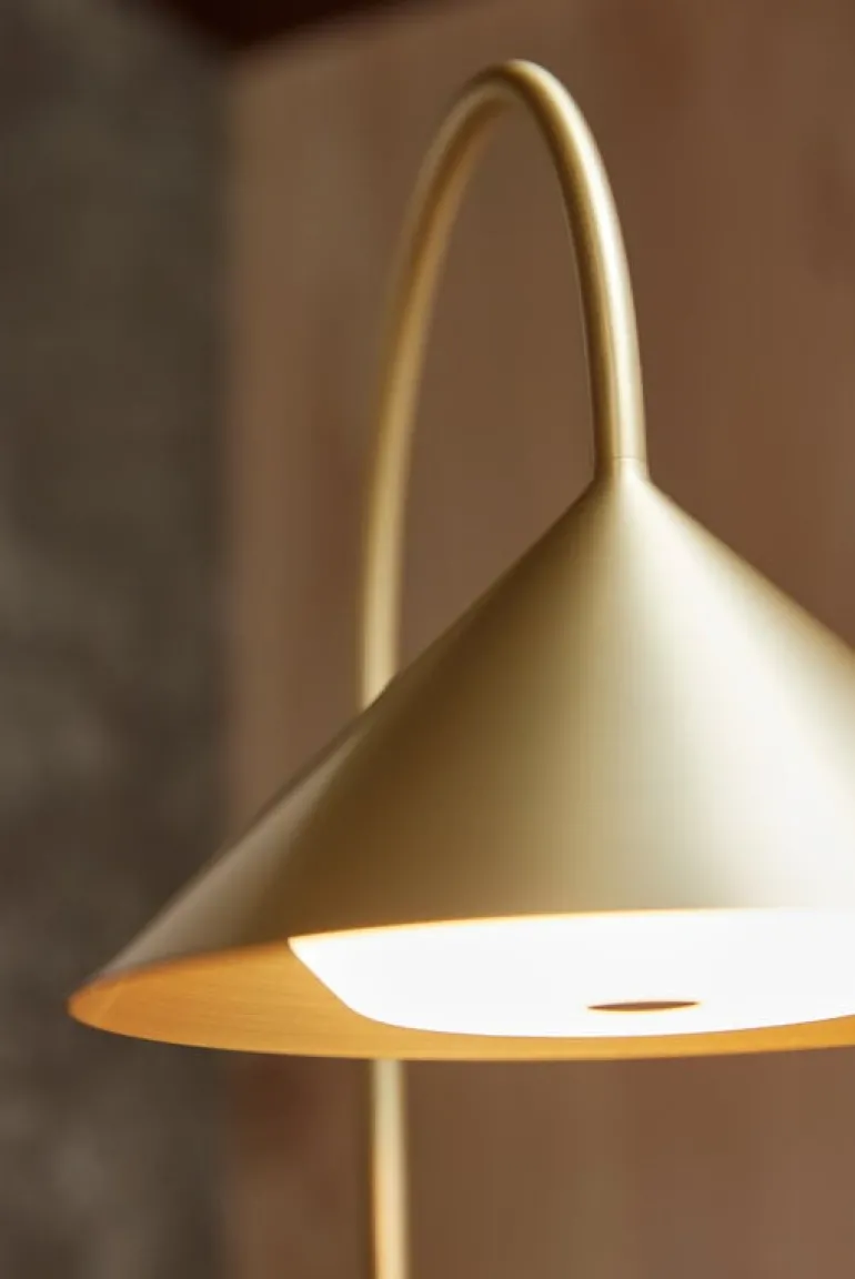 Frandsen Grasp Portable table lamp, 72 cm, brass