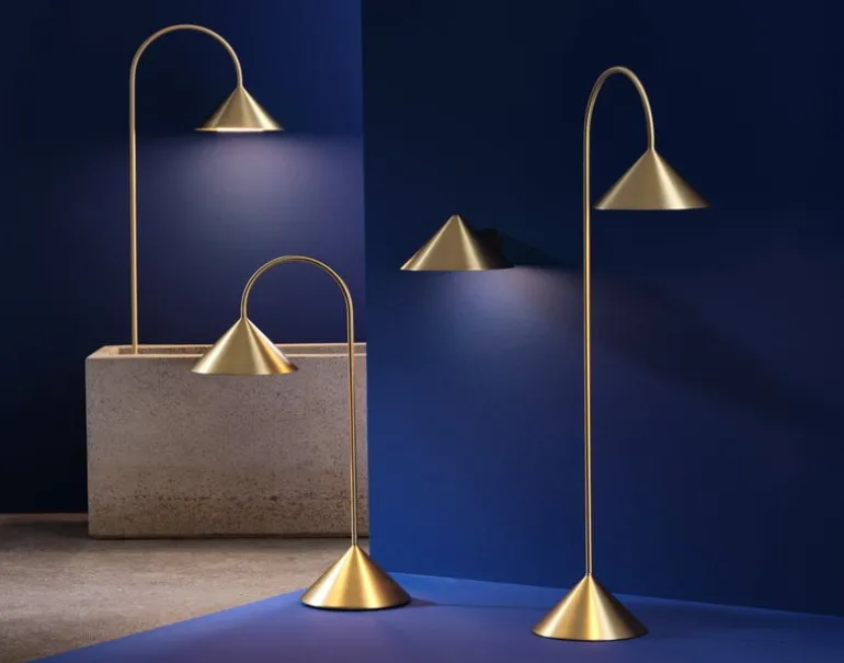 Frandsen Grasp Portable table lamp, 72 cm, brass