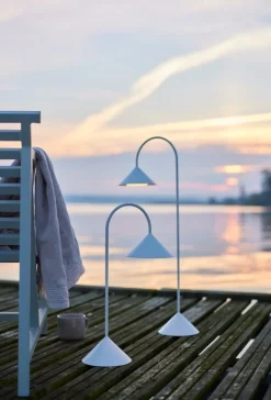 Frandsen Grasp Portable table lamp, 47 cm, matt white