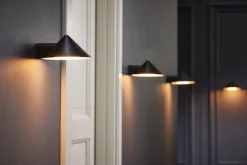 Frandsen Grasp rechargeable wall lamp, matt black