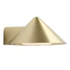 Frandsen Grasp rechargeable wall lamp, brass