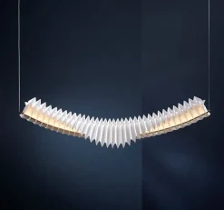 Frandsen Sora pendant, white - brass