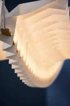 Frandsen Sora pendant, white - brass