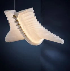 Frandsen Sora pendant, white - brass