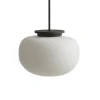 Frandsen Supernate pendant, 13,3 cm, white opal - black