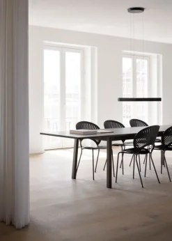 Fredericia Ana extension dining table, white - soap oak