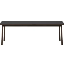 Fredericia Ana extension dining table, black - smoked oak