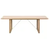 Fredericia BM67 coffee table, soaped oak - brass
