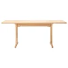 Fredericia C18 table, 180 x 90 cm, light oiled oak