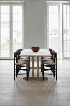 Fredericia C18 table, 220 x 90 cm, soaped oak