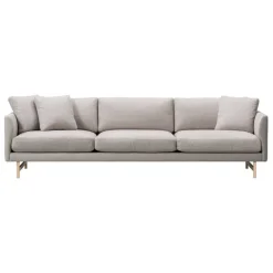 Fredericia Calmo sofa 80, 3-seater, lacquered oak - Sunniva 717