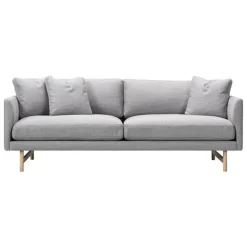 Fredericia Calmo sofa 95, 2-seater, lacquered oak - Sunniva 242