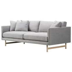 Fredericia Calmo sofa 95, 2-seater, lacquered oak - Sunniva 242